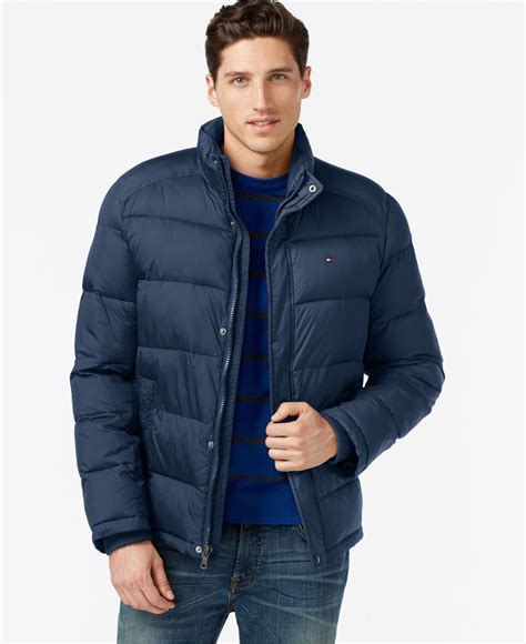 tommy hilfiger puffer jacket men's.